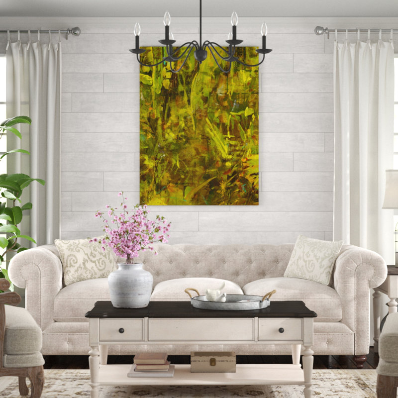 Faune verte - Peinture, Extérieur, H 48 po x l 36 po