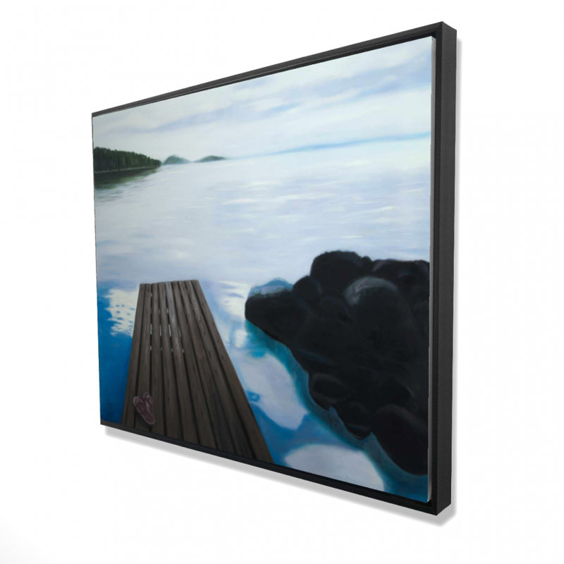 Evening On The Dock Print On Canvas
