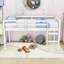 Lit mezzanine simple en bois avec échelle Kaisei-785956428