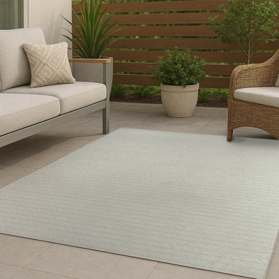 Chevron Stripe Non-Slip Outdoor Rug