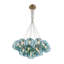 19-light Seeded Glass Cluster Bubble Chandelier