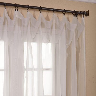 Carissia Extra Wide Sheer Curtain Panel