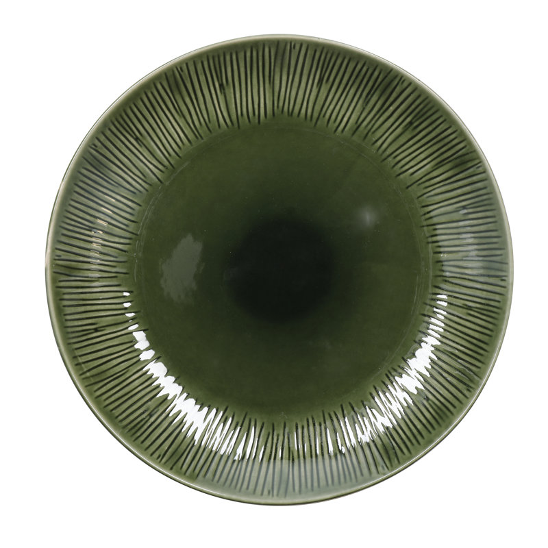 Mikasa Jardin Stoneware Dinner Plates, 27cm, Green