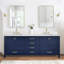 Meuble-lavabo 84 po avec double vasque Cholena-353896939-353937215