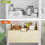 Organisateur d'armoire escamotable avec glissières à pleine extension, tablette escamotable pour garde-manger avec support en U-2087179645