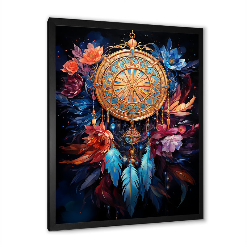«Dreams Sentinel I» sur toile, Cadre simple noir, H 40 po x l 30 po x P 1,5 po
