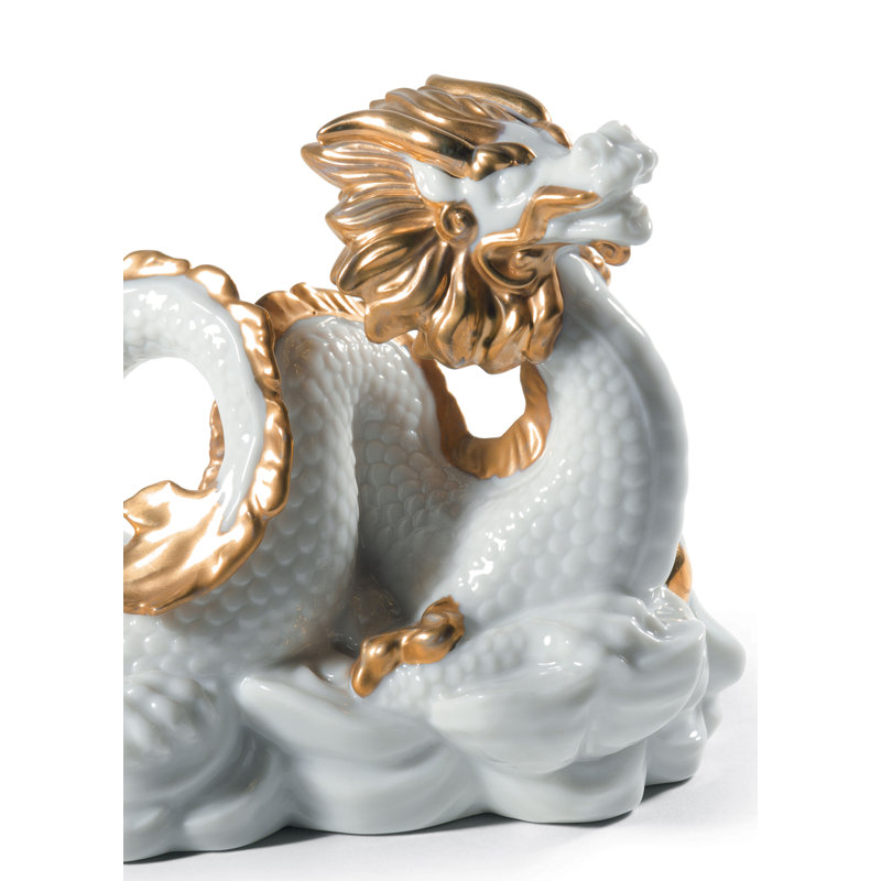 Chinese Zodiac the Dragon Figurine, White
