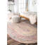 Tapis ivoire tressé à la main de style bohème Christie-1631547049