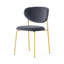 Cozy Upholstered Chair with Metal Frame-790521248-790521241