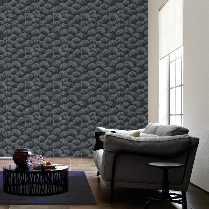 Woods 10.05m x 53cm Wallpaper, Black / Grey