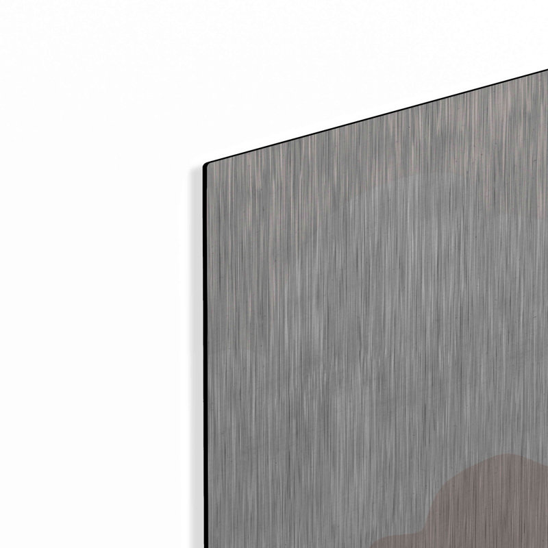 «Mountainous I» par Sara Zieve Miller, art mural en métal, 24 po x 24 po