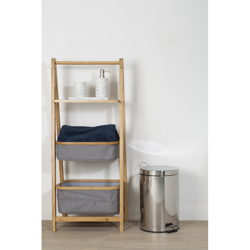 Metal Kitchen Trash Can, 12 L
