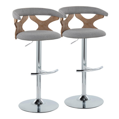 Tabouret de bar rotatif à hauteur ajustable Gardenia
