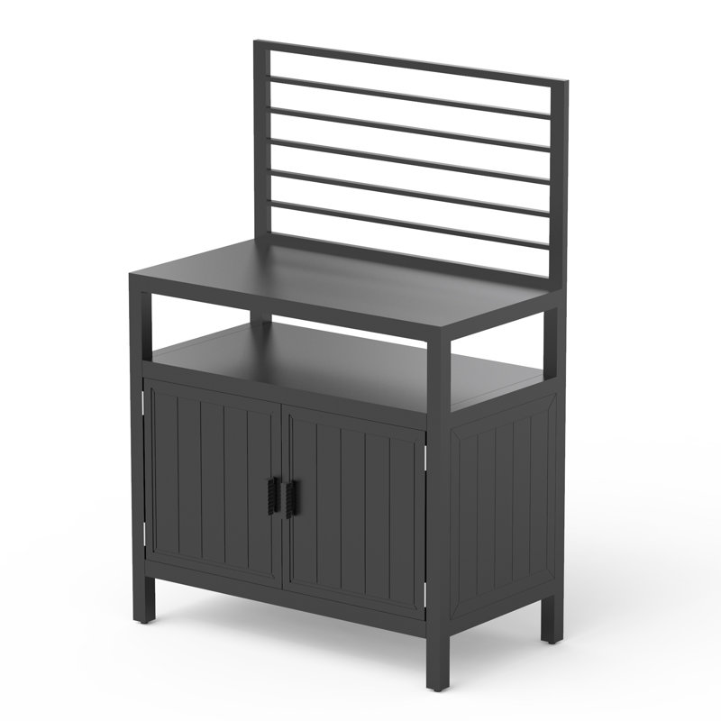Domi Louvered 37.48'' Modular Outdoor Kitchen