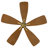 56" IP66 Waterproof Outdoor Ceiling Fan with Remote Control ABS Blades 6 Speeds Reversible DC Motor No Light-1595580128