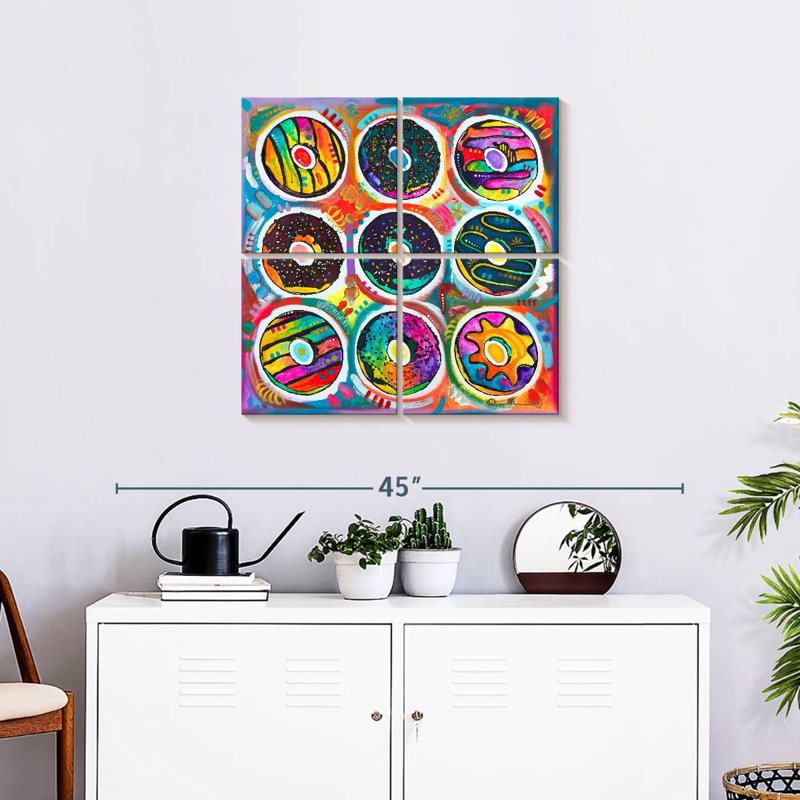 Yarlin Doughnuts Patterns, 26" H x 26" W