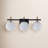 Lio 3 - Light 22''W Dimmable Black and Brass Iron ETL Bathroom Vanity Light with Round Shape Cloud Glass Shade-1446846710-1445553392