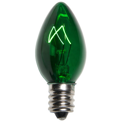 C7 Incandescent Christmas Light Bulbs