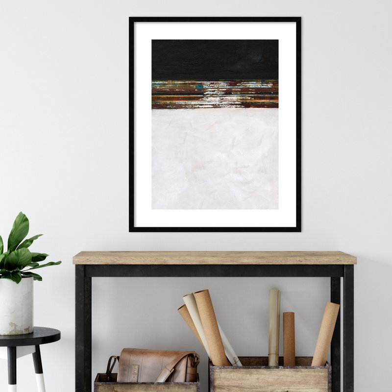 A Sense Of Space III by Jodi Fuchs, 35.12" H x 28.12" W x 0.88" D, Black Framed Paper