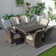 Algird Rectangular 6 - Person 63" Long Dining Set with Cushions