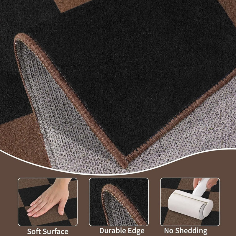 Plaid Machine Tufted 140cm X 200cm Area Rug