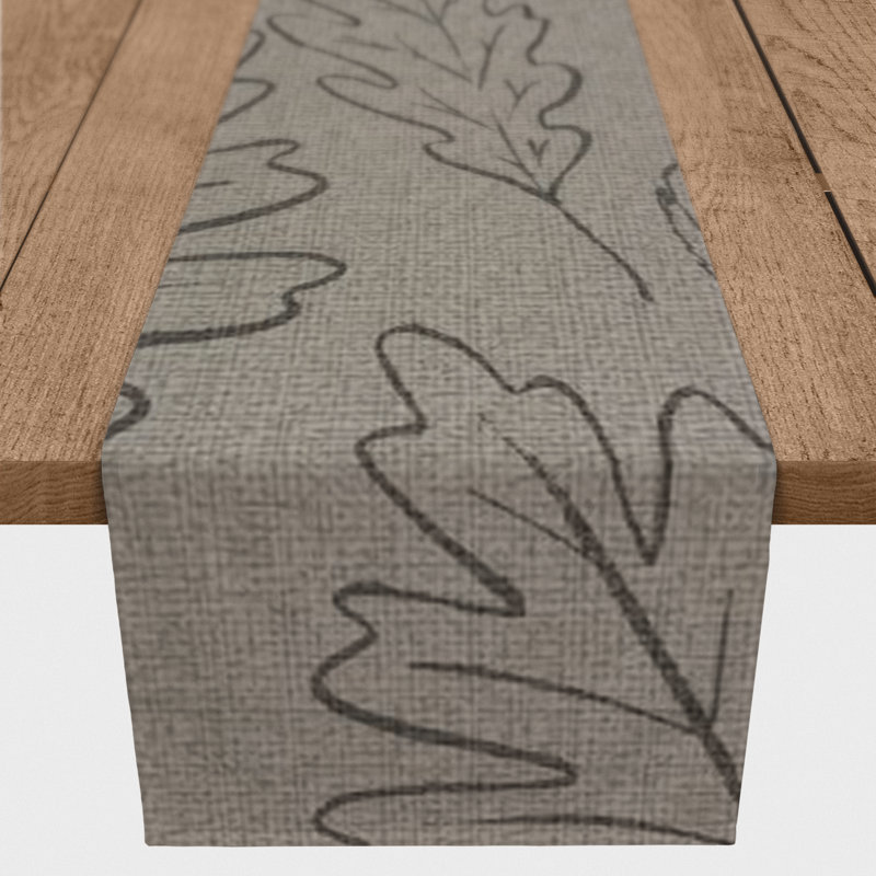 Table Runner, Gray, 90" x 16"