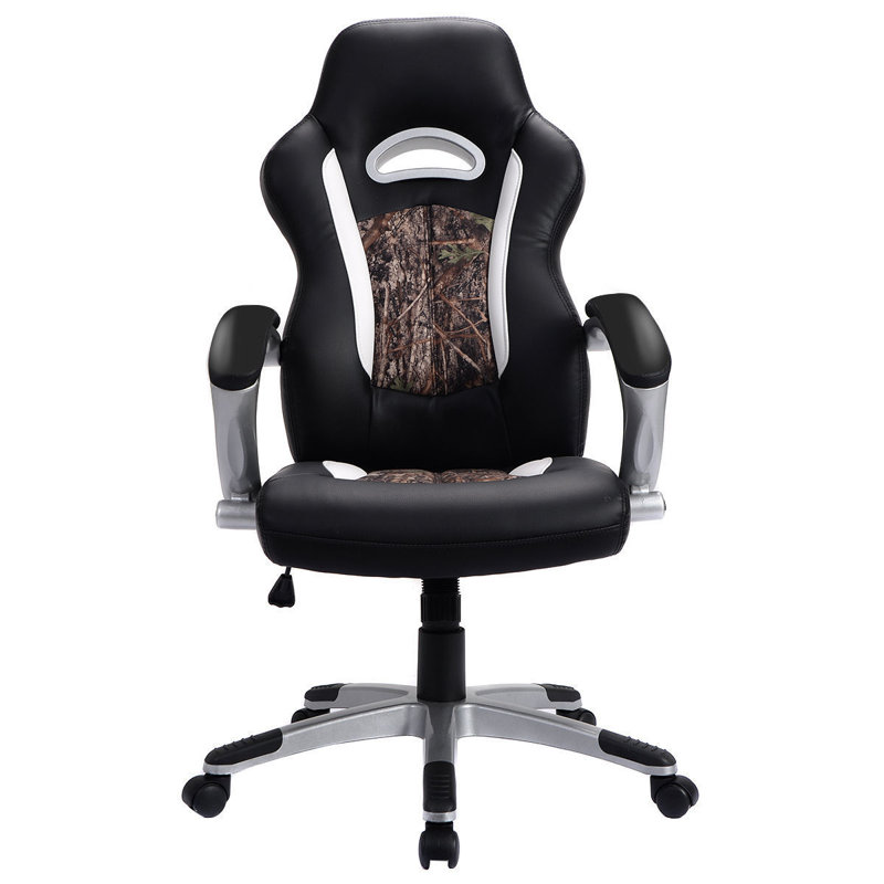 Symple Stuff Cotton and Mesh Gaming Chair