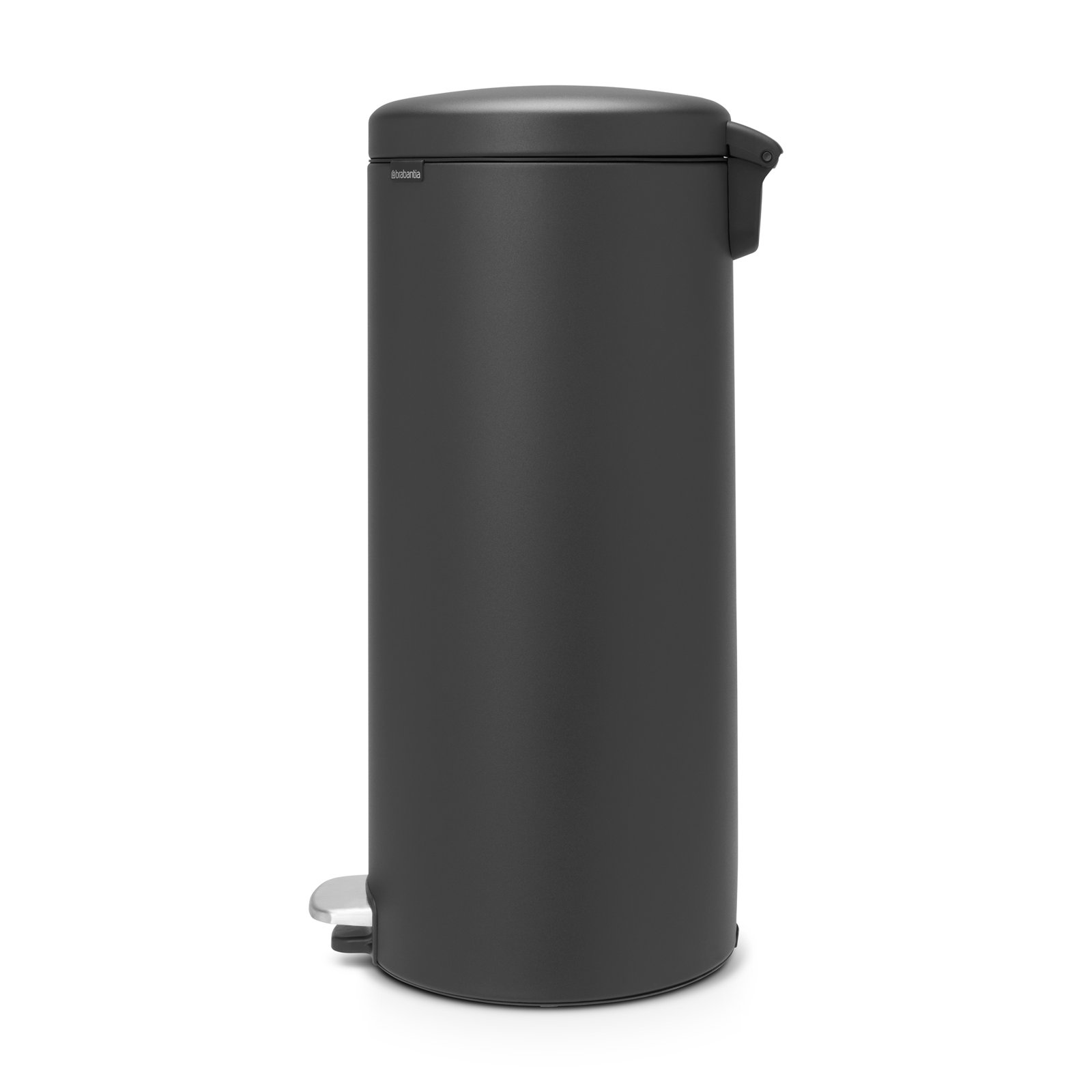 Brabantia Newicon 8gal Step-On Trash Can, Mineral Infinite Gray
