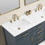 Meuble-lavabo double 60 po Wenniah-82278135