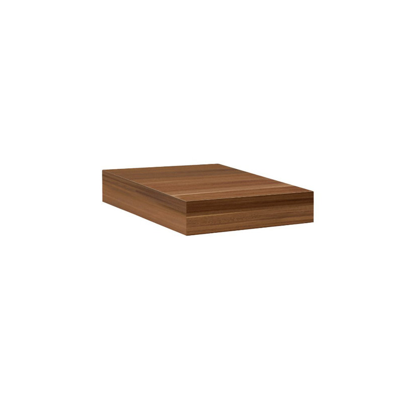 Catheren Square Floating Shelf, Walnut