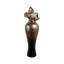 Quincy Handmade Glass/Aluminum/Acrylic Floor Vase-2134190359