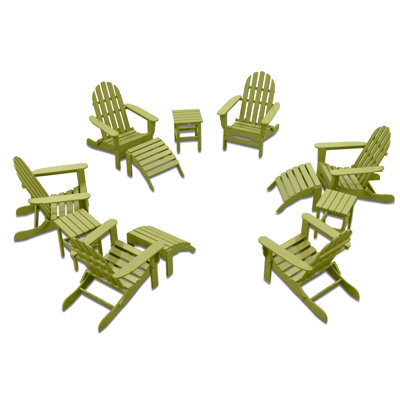Leighton Foldable Outdoor Adirondack Set
