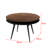 Wacousta Walnut Round Solid Wood Base Dining Table