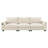 96*35''Chenille Sectional Sofa With Bluetooth Speaker