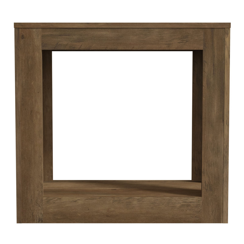 Allysyn Contemporary 2 Pieces Living Room Table Set, Knotty Oak