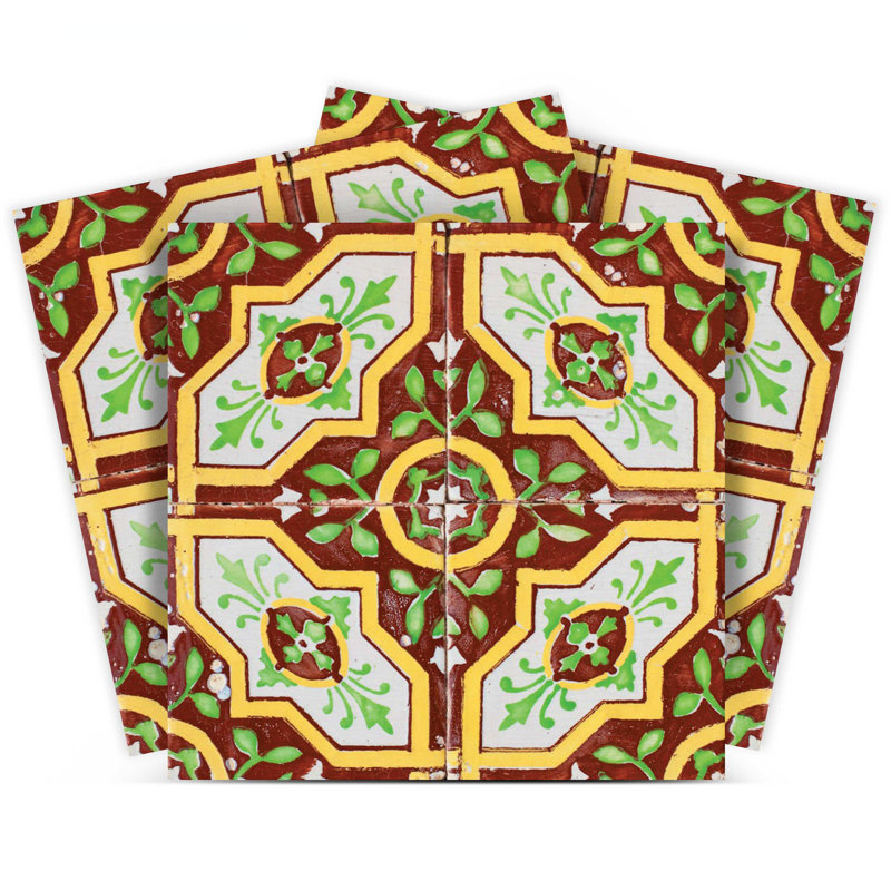 8'' W x 8'' L Vinyl Peel and Stick Mosaic Tile