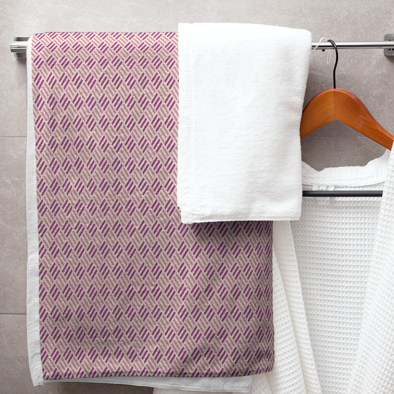Katelyn Elizabeth Bath Towel, Pink/Yellow