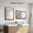 Lunara Belveled Edged Accent Rectangular Bathroom Wall Mirror with Tempered Glass & Rust-proof Aluminimn Framed-239064154-239064153