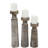 18'' H Wood Tabletop Candlestick