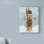 «Yellow Labrador, Skiing» par Fab Funky, impression sur toile-33422416