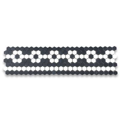 11" x 6" Marble Mosaic Wall & Floor Tile