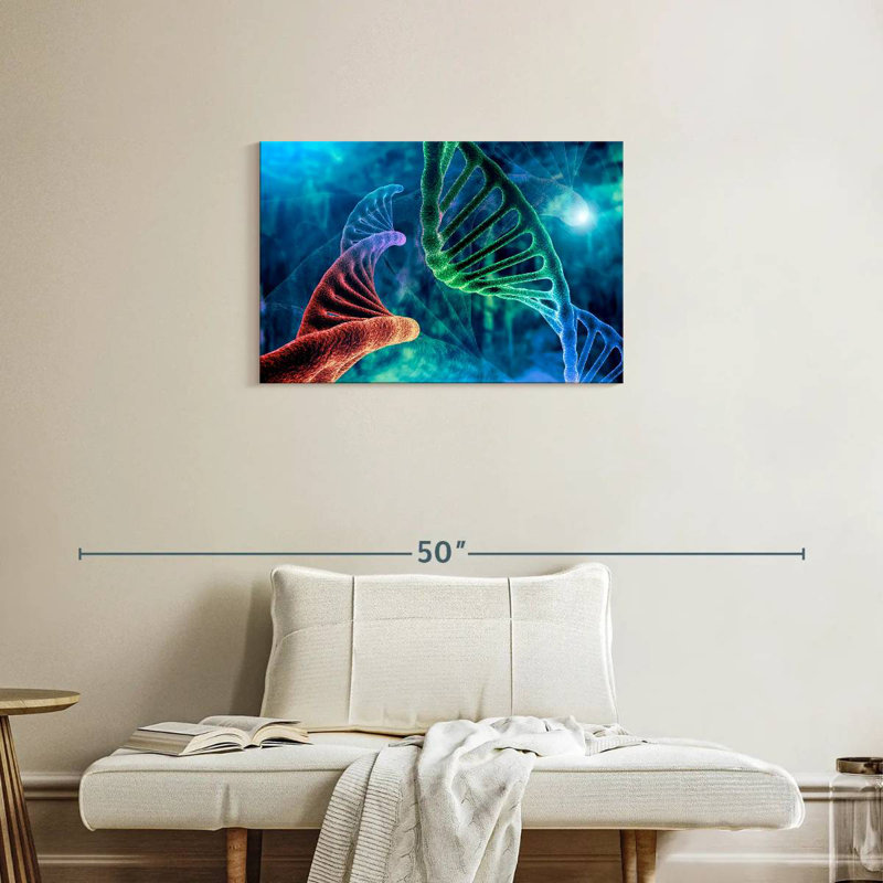 Keiri Two DNA Strands, 20" H x 30" W
