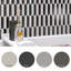 Mad Decade 12" x 12" Marble Mosaic Tile-2139821670