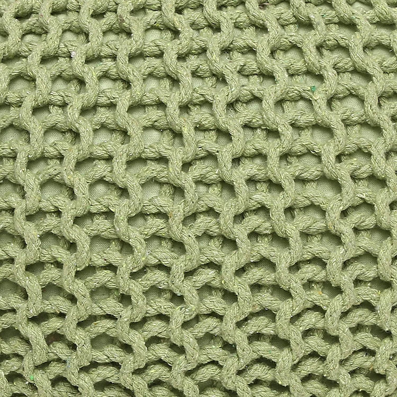 Repose-pieds Kandlakunta Dakota Fields, Vert 100% coton