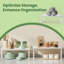 Ensemble de 2 organisateurs de tablettes extensibles, comptoir de cuisine et support à épices pour garde-manger et armoire-1319980800-1336155204