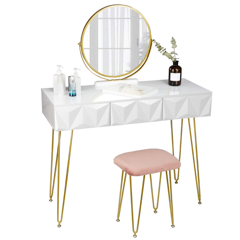 Jesusa Dressing Table with Mirror
