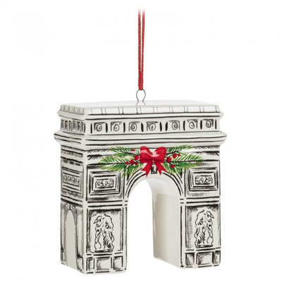Festive Arc De Triomphe Ornament