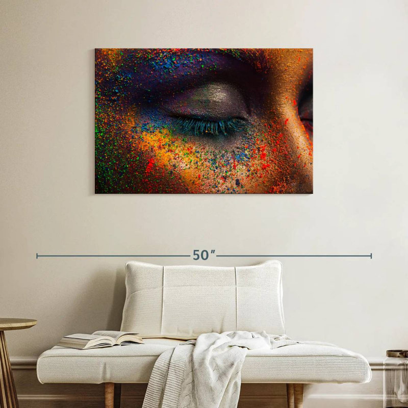 Shuttleworth Creative Speckled Makeup, 26" H x 39" W