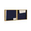 In Blue Set Canvas Abstract Print by Oliver Gal, Black Frame, 12 x 12-1428514304-1428514306