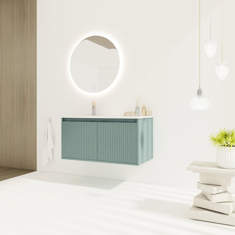 Meuble-lavabo 36 po avec lavabo en résine